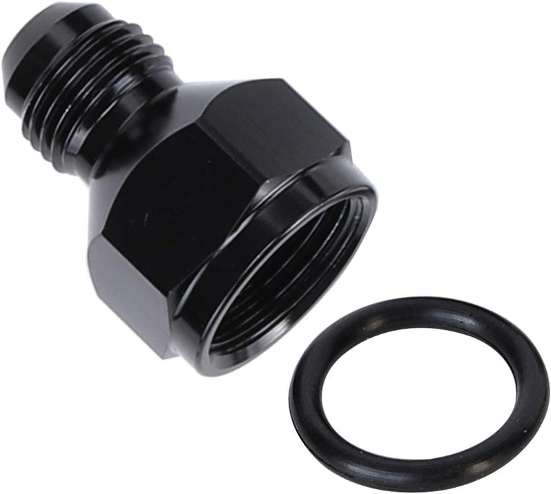 AC PERFORMANCE محول تقليل خيوط ذكر AC PERFORMANCE من الألمنيوم -10 AN إلى -8 AN، أسود - Image 1