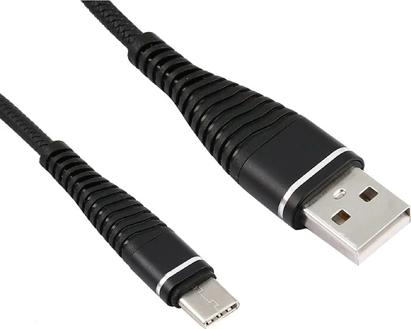 CONCORD Sprange T-Springy Type-C USB Charging and Data Cable 3.1A 1.2 m Pra