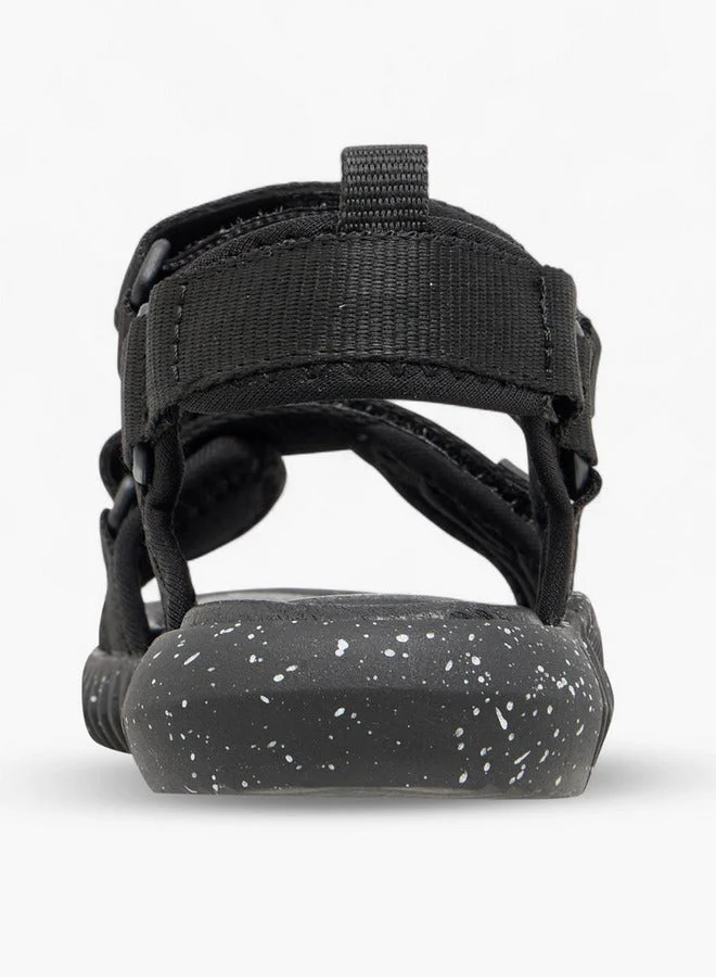 جونيورز صنادل أولاد بحزام سادة بإغلاق لاصق