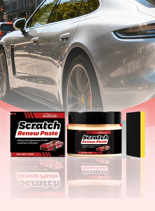 Homonth Car Scratch Remover - Professional Deep Cleaning Restorer | Time Saving Paint Light Scratch Remover Wax for Car for Polishing Maintenance Care Automotive Truck Rv SUV Exterior Bumper - Image 1