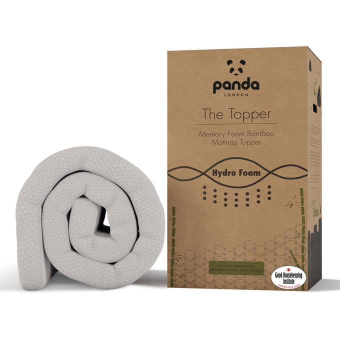 BAMBOO MATTRESS TOPPER 5CM THICK HYPOALLERGENIC ORTHOPAEDIC SUPPORT COOLING HYDROFOAM UK SINGLE