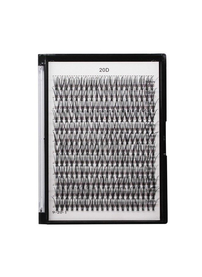 Bodermincer 1 Box Big Capacity 240 Bundles 20D Eyelash Extensions 0.07Mm Thickness True Mink Strip Eyelashes Individual Lashes Natural Style 822Mm To Choose (20D16Mm)  - Image 2