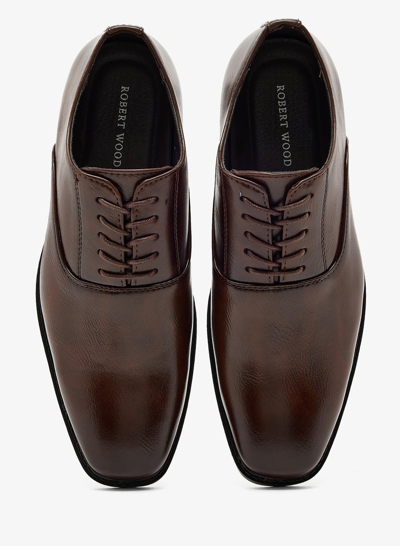 روبرت وود أحذية أكسفورد كلاسيكية رسمية برباط - Image 4
