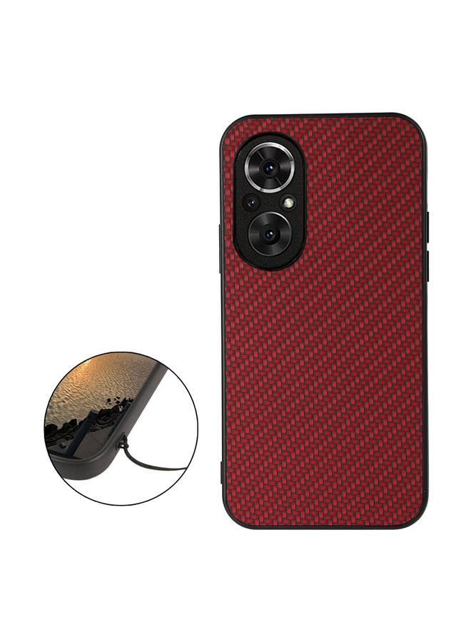 S-TOP Case For Honor 50 SE Accurate Hole Carbon Fiber Texture Shockproof Case - Image 2