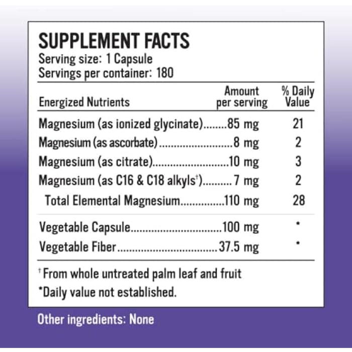 Alkaline for Life Ionized Magnesium – Glycinate Citrate Ascorbate Triple-Form Complex, High-Absorption Multi-Form Magnesium, No Magnesium Oxide, Gentle Daily Use, Non-GMO, Gluten-Free, 60 Capsules - Image 2
