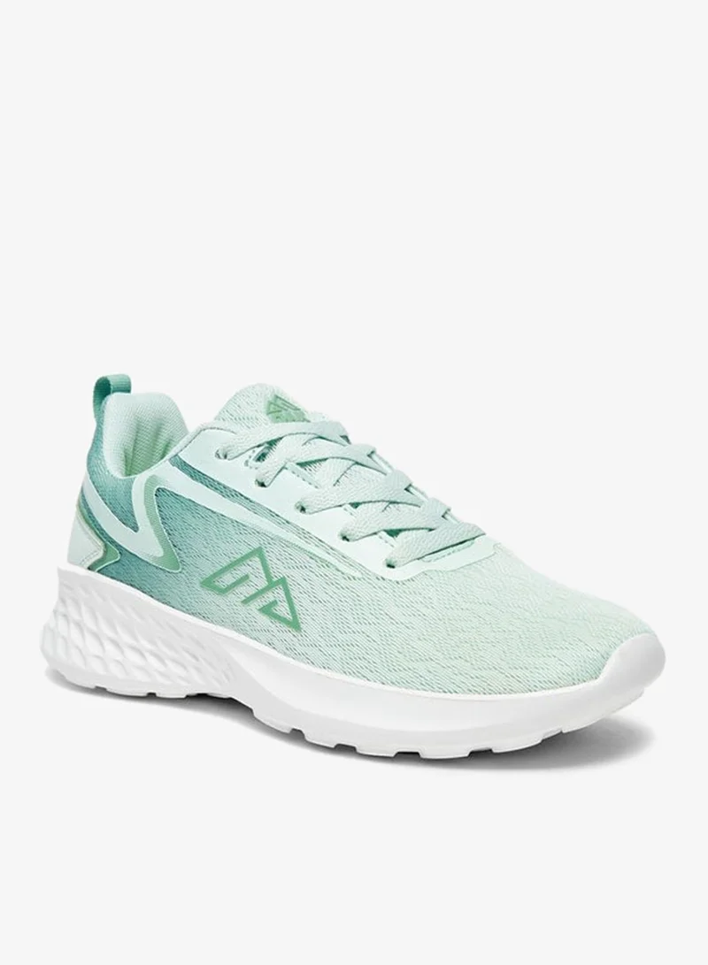 Textured Lace-Up Sports Shoes
