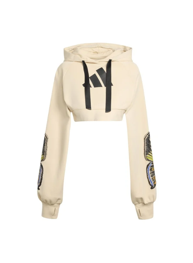 adidas Adidas Farm Prm Hoodie W Beige Training Sweatshirts For Women