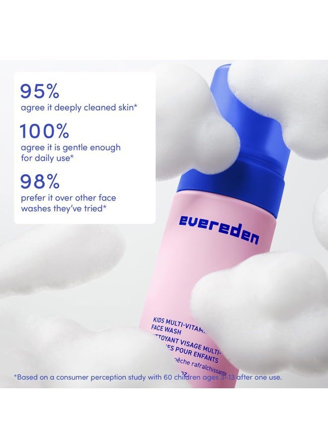 Evereden Kids Face Wash: Cool Peach, 3.4 fl oz. | Gentle Skin Care | Non-toxic and Clean Ingredients | Skin Care for Kids - Image 5