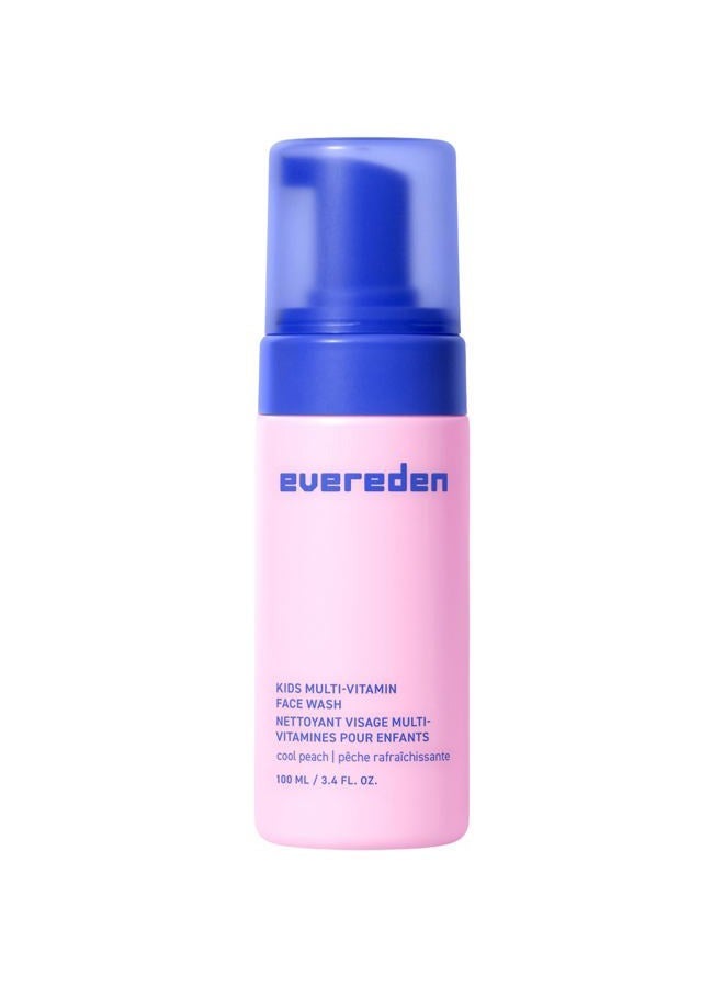 Evereden Kids Face Wash: Cool Peach, 3.4 fl oz. | Gentle Skin Care .Packaging May Vary - Image 2