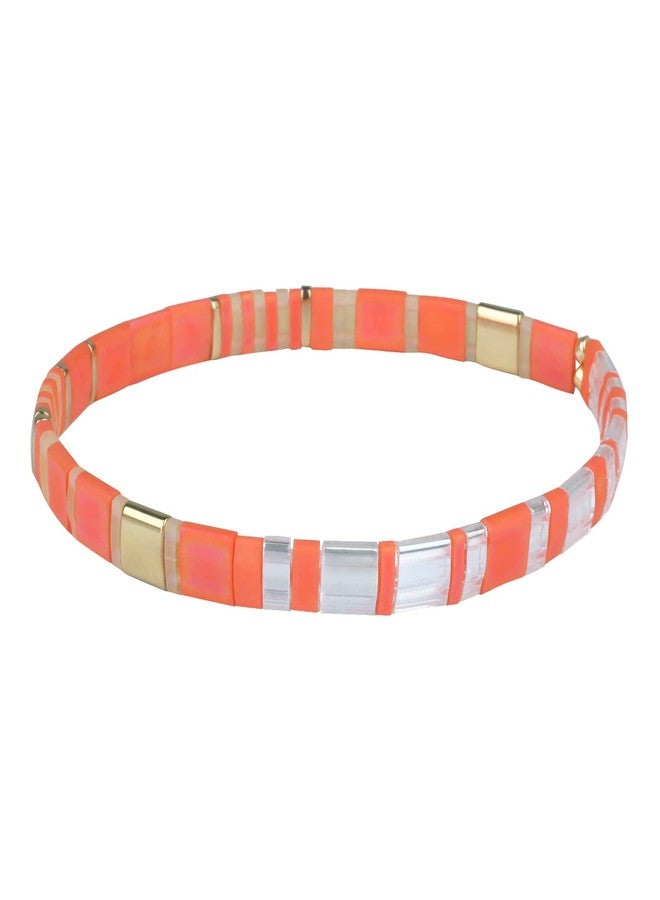 KELITCH Stretch Bracelets Shell Pearl Beads Bracelets Colorful Friendship Bracelets for Women (12N) - Image 1