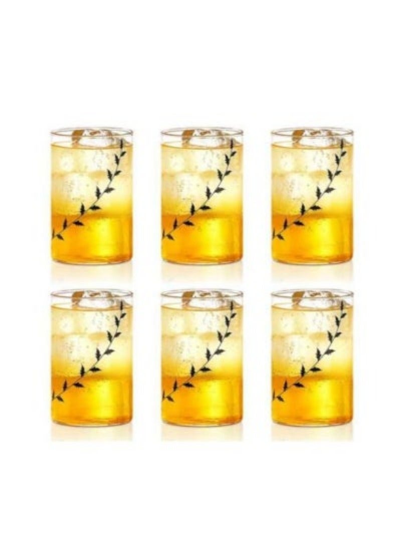 Top Pick Vision Glass Set Not Absorb Stains (Set Of 6) 