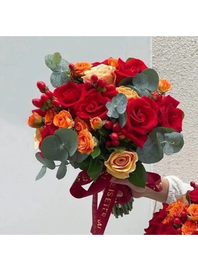 Nariele New Fashionable Bridal Wedding Handheld Flower