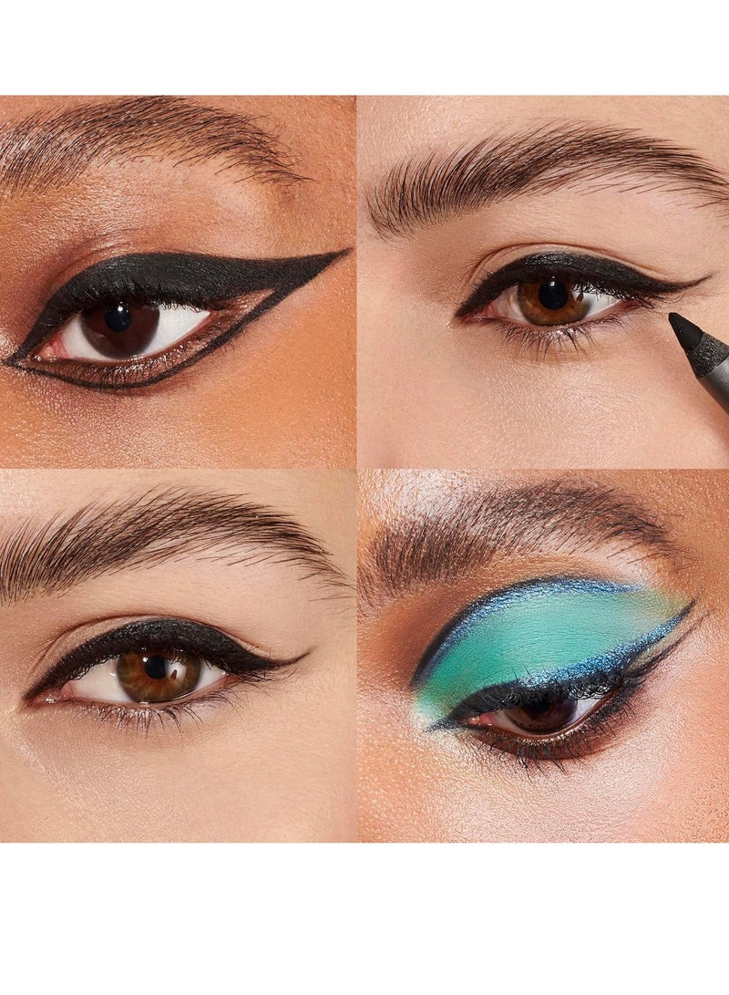 Wonderskin Wonderskin 1440 Longwear Black Eyeliner Pencil - Waterproof, Sharpenable Black Eyeliner Pencil and Smudge Proof Eye Liner Pencils (Liquorice) - Image 2