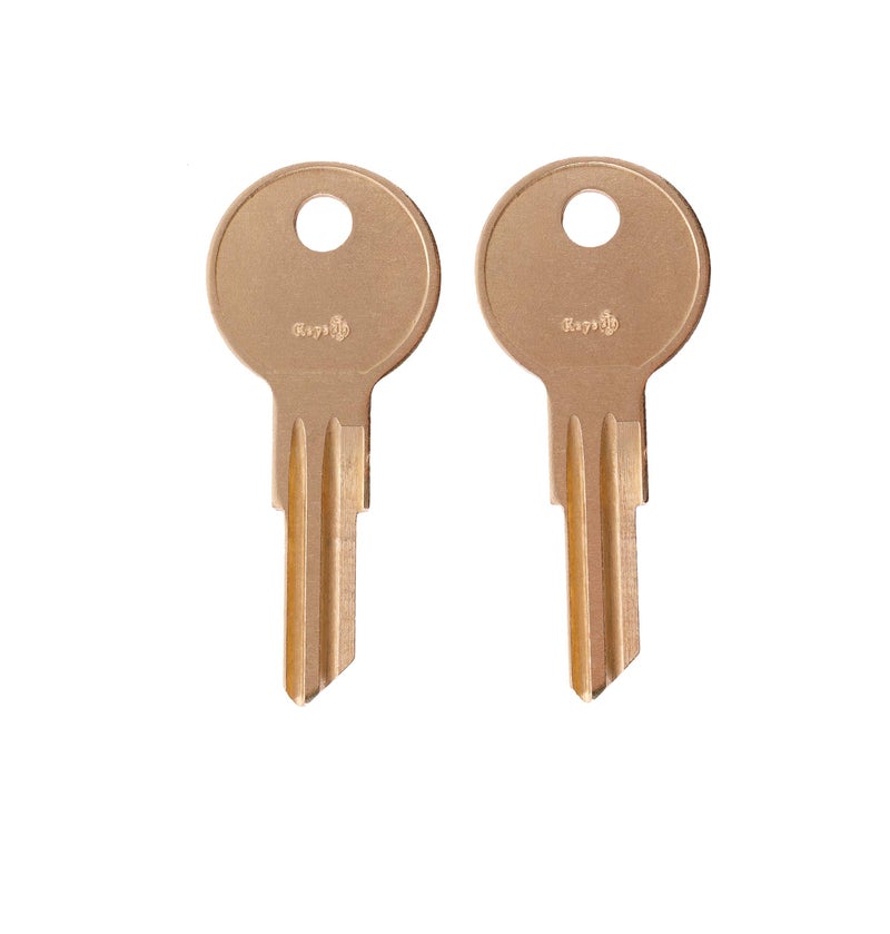 Pair of 2 -Replacement Keys for Code 001 002 003 004 005 Husky Tool Box (Husky only) Home Depot. Keys pre Cut to Code by keys22 (001 Husky)