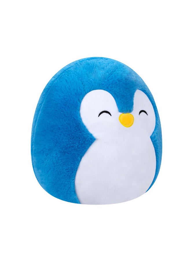 Squishmallows - 12 inch Fuzzamallows Puff Blue Penguin Fuzzamallow , Officially Licensed Kellytoy Plush Toy, Colorful Soft Toy, Gift for Kids, Girls & Boys Washable Squishy Stuff Toy Multicolor All Age - Image 1