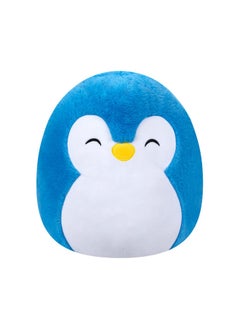 12 inch Fuzzamallows Puff Blue Penguin Fuzzamallow , Officially Licensed Kellytoy Plush Toy, Colorful Soft Toy, Gift for Kids, Girls & Boys Washable Squishy Stuff Toy Multicolor All Age