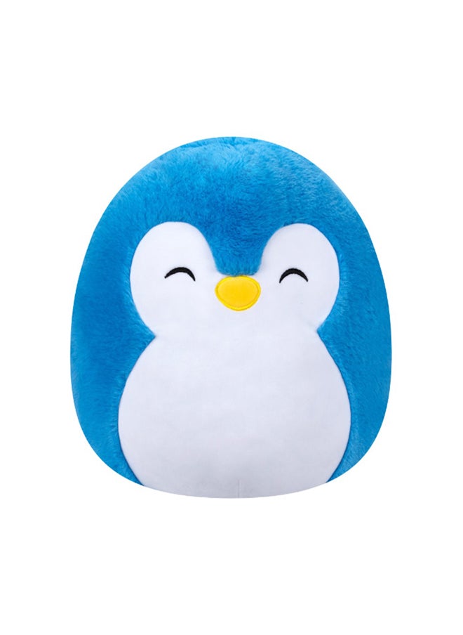 Squishmallows - 12 inch Fuzzamallows Puff Blue Penguin Fuzzamallow , Officially Licensed Kellytoy Plush Toy, Colorful Soft Toy, Gift for Kids, Girls & Boys Washable Squishy Stuff Toy Multicolor All Age - Image 1