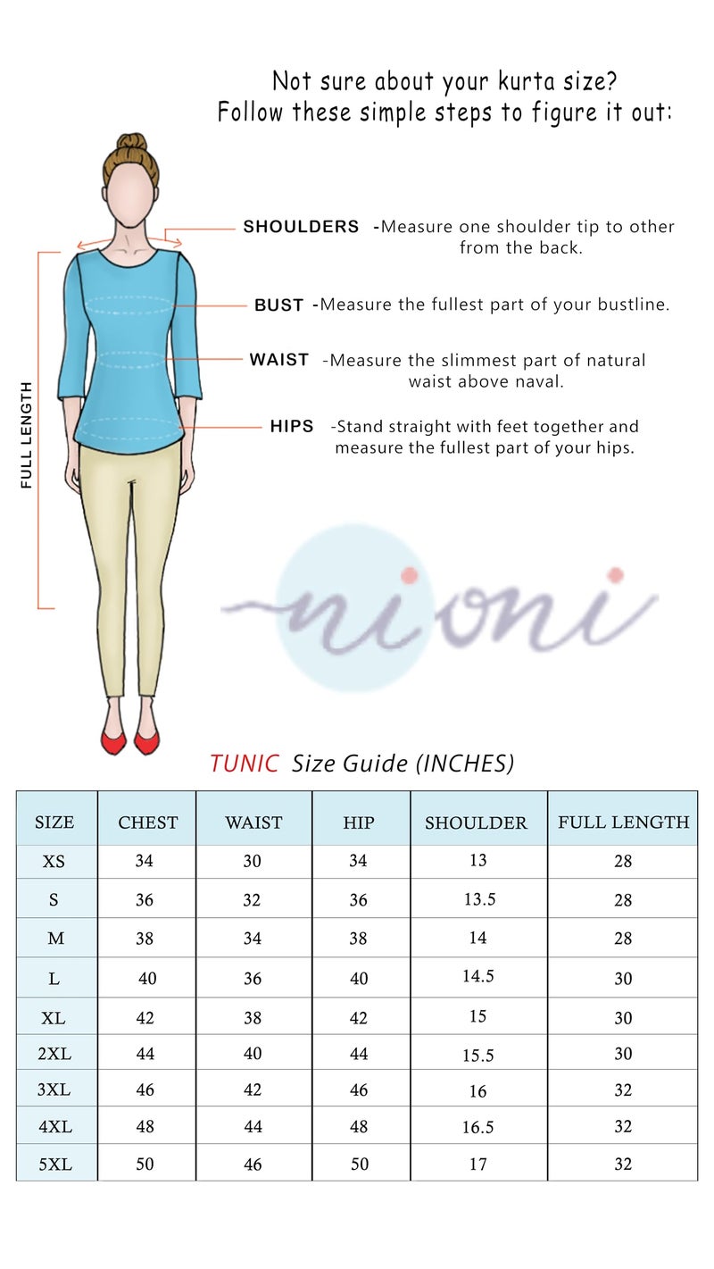 nioni Pintucks Manderian Collar Western Linen Short Kurti/Tunic, ¾ Cuff Sleeves, Round Manderian Collar, Casual Wear & Office Wear, Traditional Style Kurtis for Women’s & Girls (11598_Purple_L) - Image 2