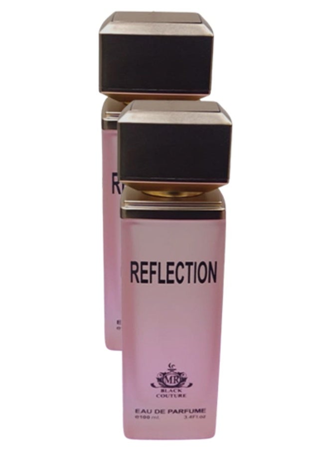 بلاك كوتير 2 قطع عطر ريفليكشن للنساء 100 مل - Image 1