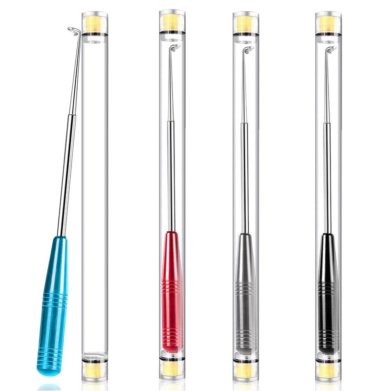 Zitehya Fish Hook Remover Tool, 4 Pack Fishing Hook Quick Removal Devices with Storage Tube, Security Hook Extractor Equipment, Fishing Gear Dehooker Tools for Adult - Image 1