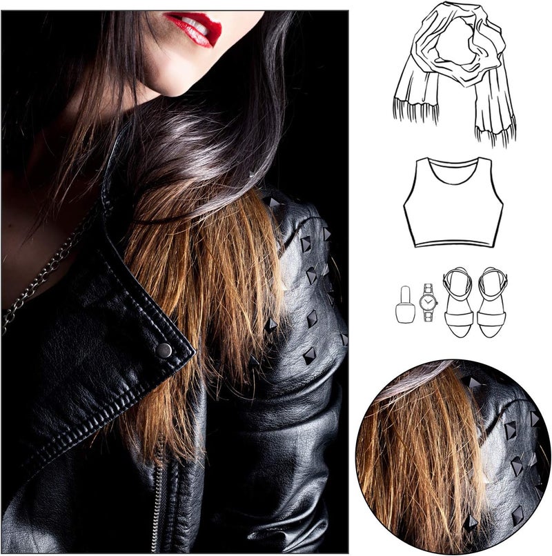Jovitec 400 Pieces 10 mm Square Rivets Bag Leather Clothing Shoes Rivet Handicraft DIY Spikes Spots Studs Accessories with Straight Tipped Scratch Awl Craft Tool Black - Image 4