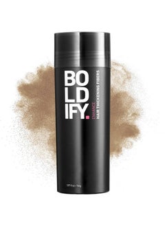 Boldify BOLDIFY Hair Fibers (56g) Fill In Fine and Thinning Hair for an Instantly Thicker & Fuller Look - Best Value & Superior Formula -14 Shades for Women & Men - DARK BLONDE  - Image 1