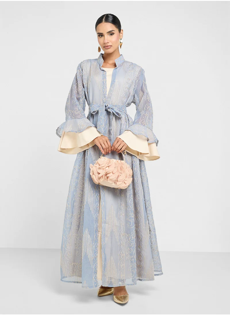 خزانة Printed Abaya With Inner