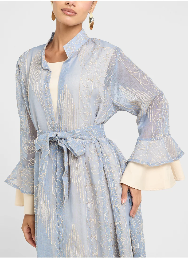 خزانة Printed Abaya With Inner
