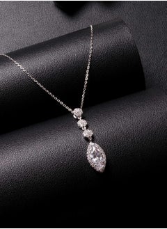 AWNL White Dawn Necklace With CZ Diamond and Sterling Silver Gift for Women Wife Girlfriend  - Image 3