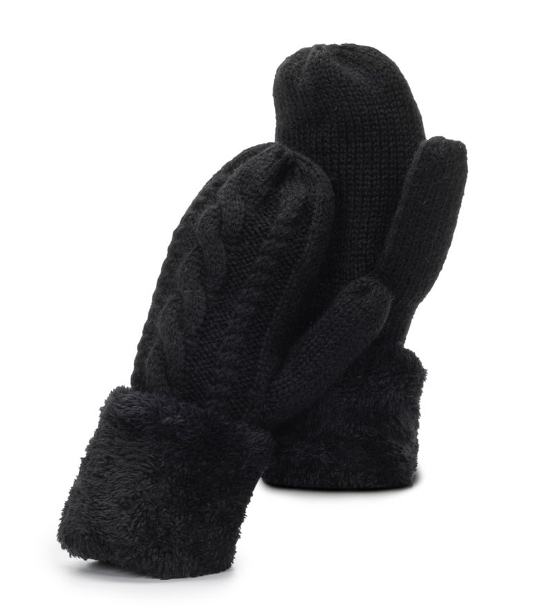 XuoAz Adult-Winter-Warm-Mittens Thermal-Fleece-Gloves Knit Cute-Mittens for Women Cold Weather - Image 1