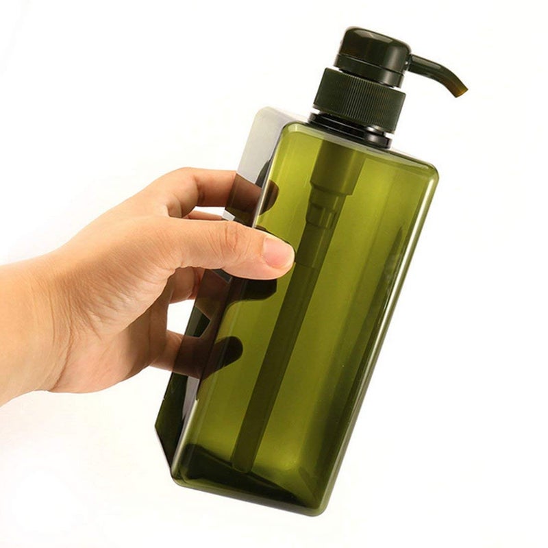 myzon Refillable Empty Plastic Bottle for Lotion/Cream/Liquid/Shampoo/Soap Dispenser/Hand wash Bathroom Lotion Body wash and Massage Oils Travel Bottle (650Ml) - Image 2