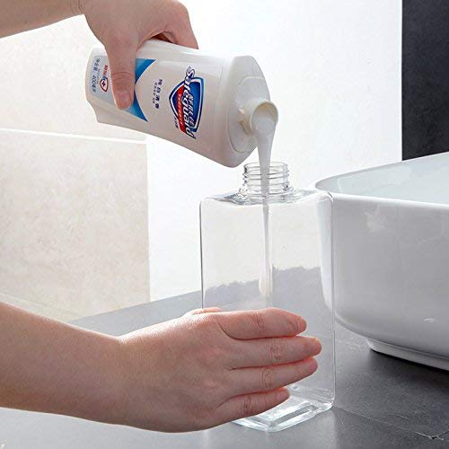 myzon Refillable Empty Plastic Bottle for Lotion/Cream/Liquid/Shampoo/Soap Dispenser/Hand wash Bathroom Lotion Body wash and Massage Oils Travel Bottle (650Ml) - Image 4