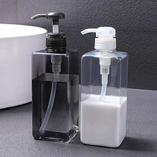 myzon Refillable Empty Plastic Bottle for Lotion/Cream/Liquid/Shampoo/Soap Dispenser/Hand wash Bathroom Lotion Body wash and Massage Oils Travel Bottle (650Ml) - Image 1