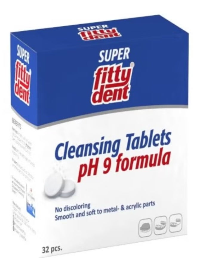 Fitty Dent Super Cleansing Tablets, 32 Pcs
