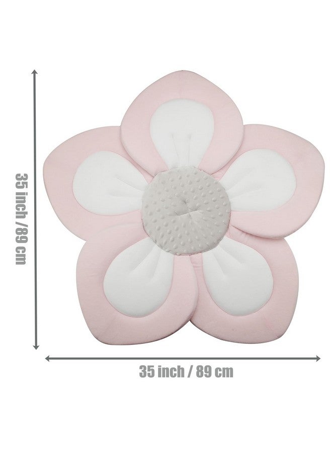 PandaEar Baby Bath Pad for Infant Newborn | Soft Flower 5 Petals for Sink Bathtub Essentials Shower Gift (Pink) - Image 3