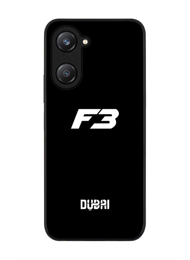 Stylizedd Rugged Black edge case for Vivo Y28s 5G / Vivo Y18 4G /Vivo Y03 4G, Slim fit Soft Case Flexible Anti Drop TPU Gel Thin Cover -  Faz3 Dubai Black - Image 1