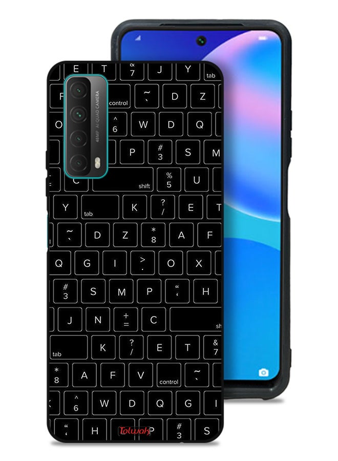 Huawei Y7a Protective Case Cover Random Keyboard Keys Pattern