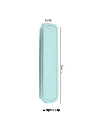 Portable Travel Outdoor Plastic Empty Box Wheat Straw Cutlery Set Storage Box Spoon Fork Chopsticks Utensils-Specifications:23cm Nordic Green (inner Diameter 21CM) - pzsku/Z8EDF29F87E76ADA64C1AZ/45/1746196543/86544b09-3d65-43fc-b05e-7cdf19d1f428