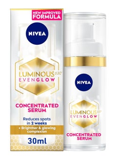 Nivea NIVEA LUMINOUS630 Even Glow Concentrated Face Serum, Reduces Spots in 2 Weeks, Brighter and Glowing Complexion, 30ml  - Image 1