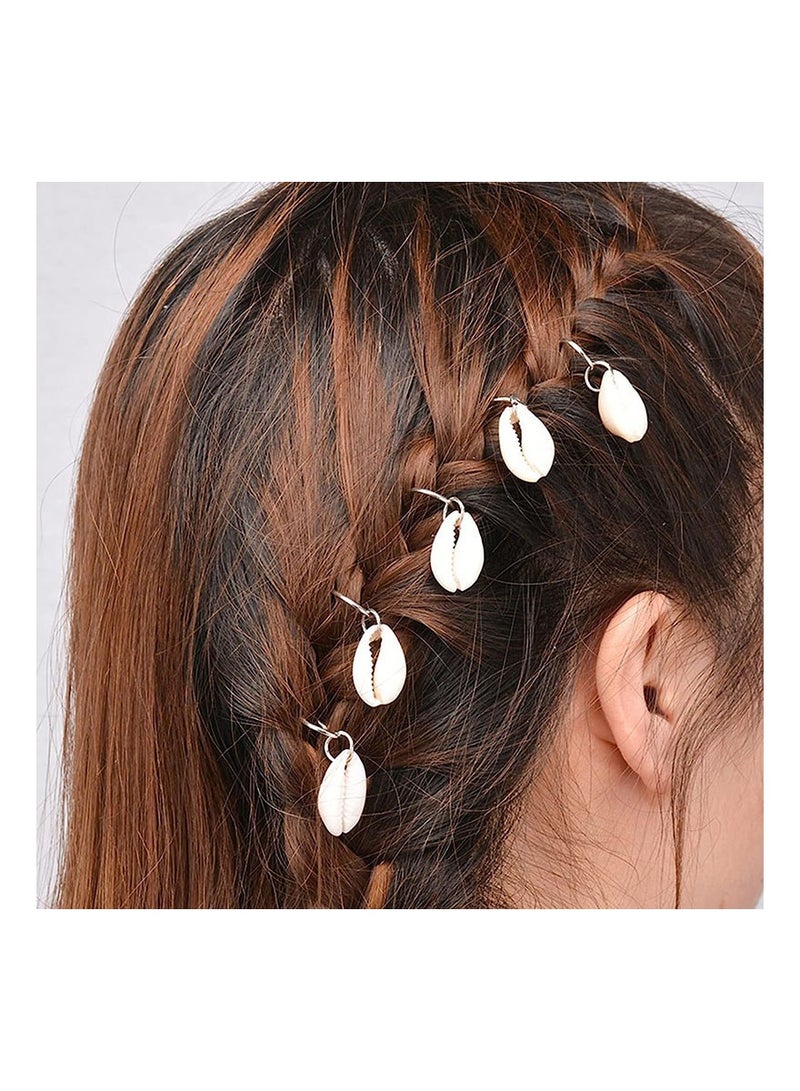RATSAW 80 Pieces Hair Braid Rings Metal Hair Cuffs Copper Hair Dreadlocks and Pendant Charms Hair Clip Headband Accessories Gold and silver - Image 3