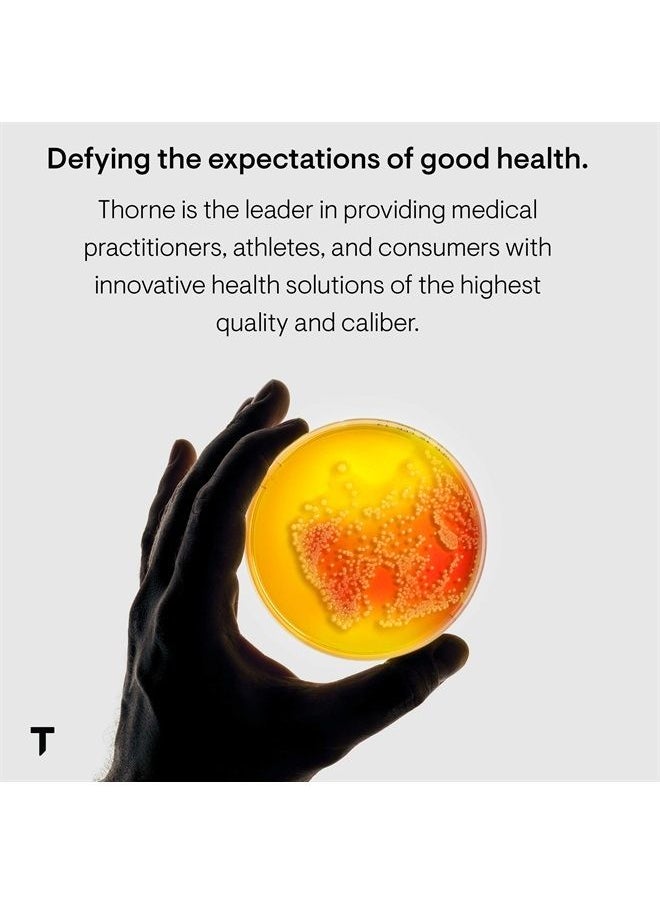 Thorne B-Complex #6 - Vitamin B Complex with Active Forms of Essential B Vitamins and Extra B6-60 Capsules