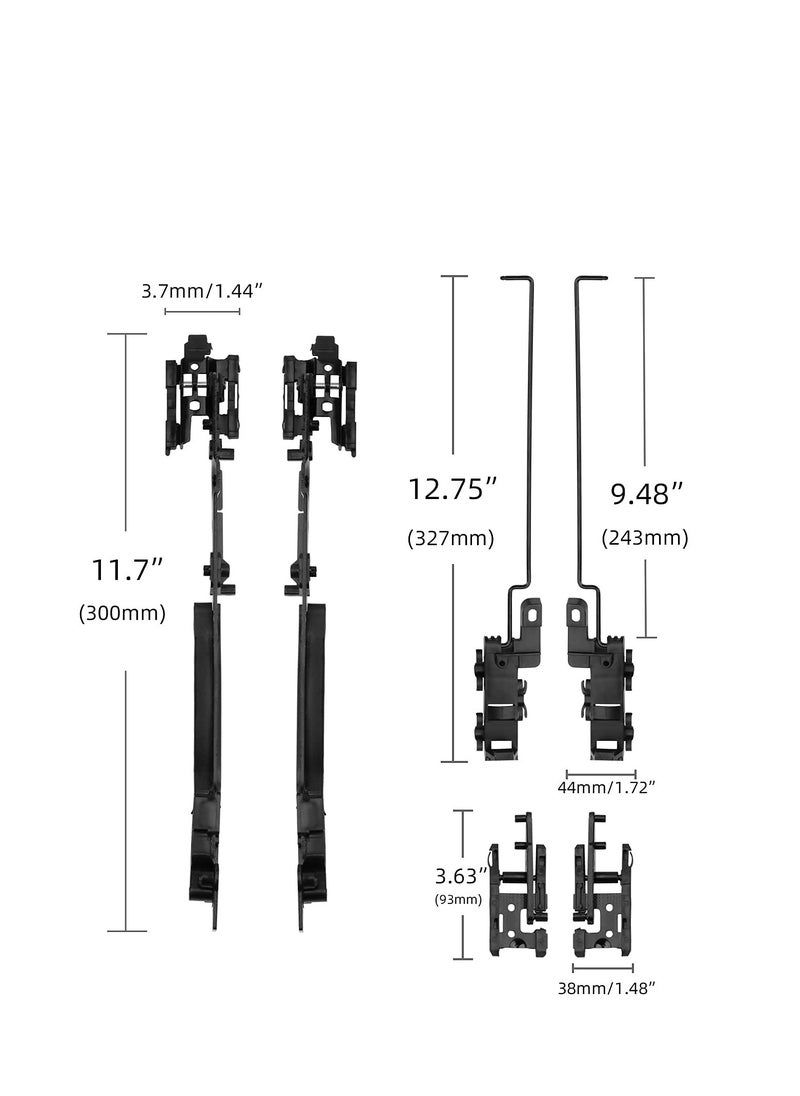 Sunroof Repair Kit, Compatible with Ford F150/F250/F350/F450, Assembly Parts Replace, 02ESR1201ABK Sunroof Track Assembly