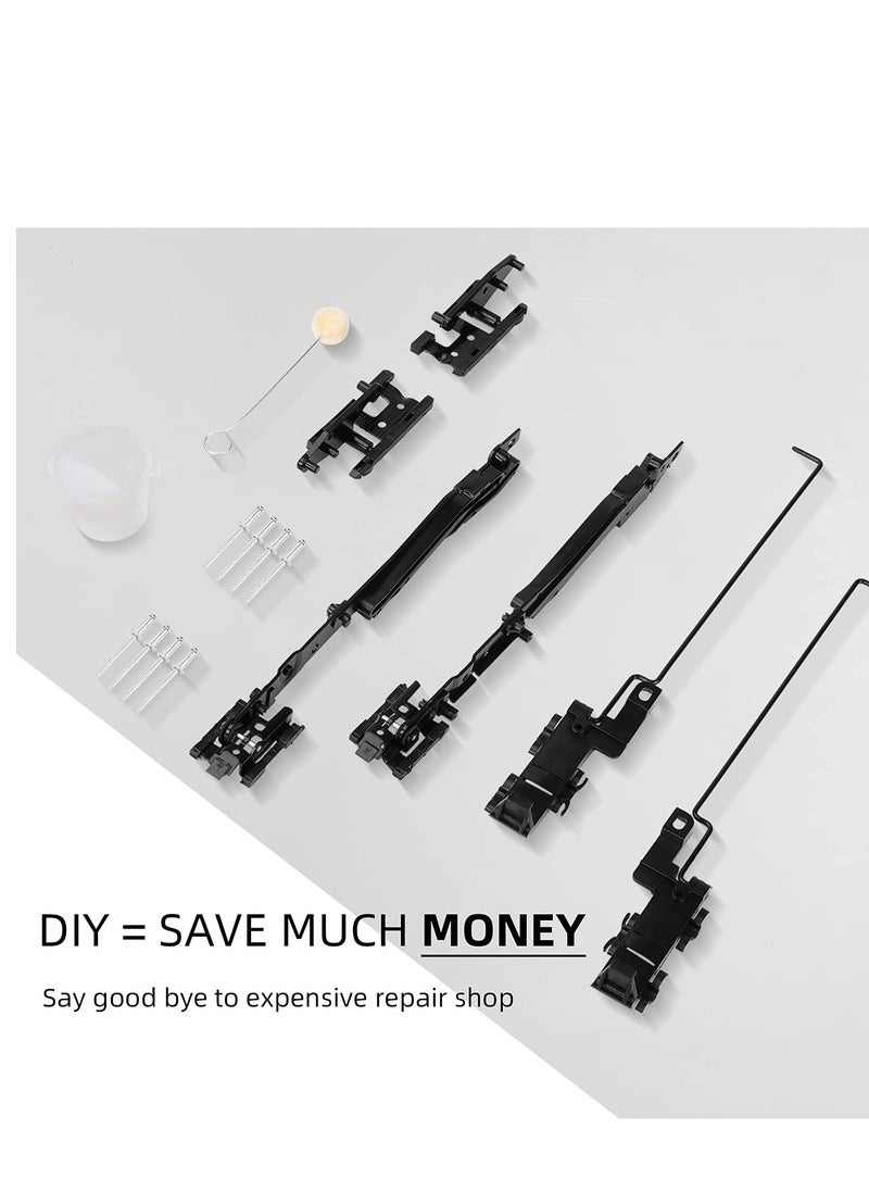 Sunroof Repair Kit, Compatible with Ford F150/F250/F350/F450, Assembly Parts Replace, 02ESR1201ABK Sunroof Track Assembly