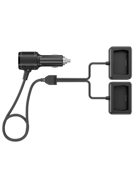 2 in 1 Battery Car Charger for DJI Mini 3 Pro Drone Quick Charge Adapter for Batteries and Remote Controller Support Batteries and Remote Controller Charging Together for DJI Mini 3 Pro Drone