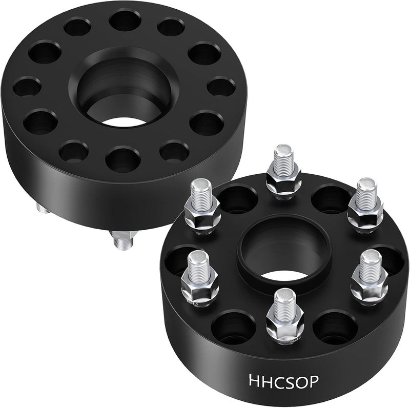HHCSOP 6x5.5 Wheel Spacers 2" (50mm) with M14x1.5 Studs for Chevy and GMC Vehicles - Image 1