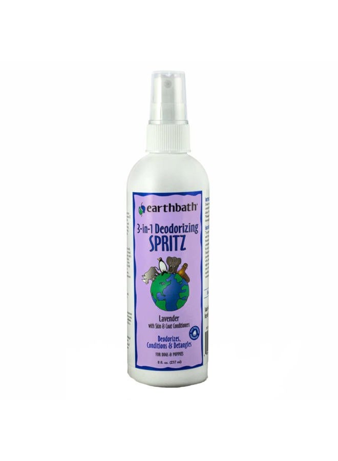earthbath All Natural Deodorizing Spritz (2 Pack), Lavender, 8 oz - Image 1