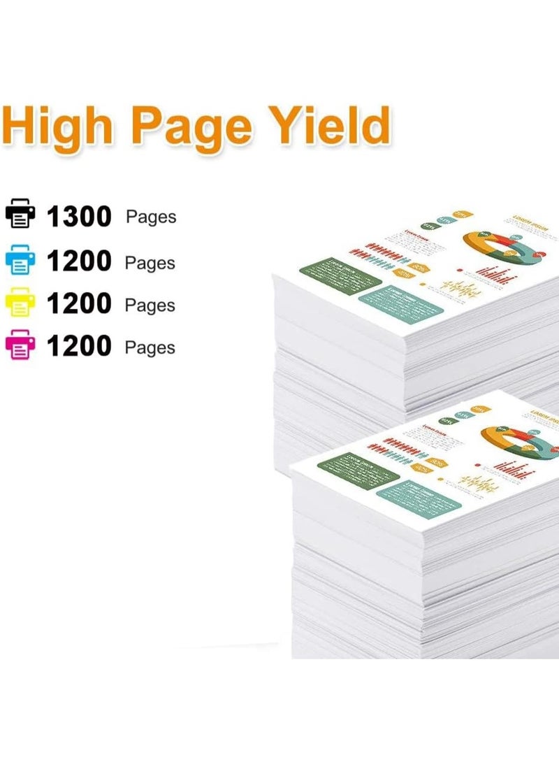 Terabyte 222A Toner Cartridge（with chip)Replacement for HP 222A W2220A W2221A W2222A W2223A for Color LaserJet Pro MFP 3303fdw 3303sdw 3388sdw 3388fdw for LaserJet Pro 3203 3288 Printer 4 pack - Image 3