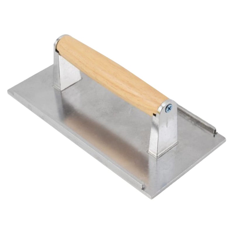 Manual Burger Patty Press Grill Meat Pressing Plate Food Grade Aluminum 1 Piece - Image 2