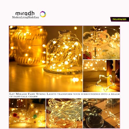 MIRADH Fairy Lights USB Powered String Lights 5M, 50 Led Christmas Lights Fairy String Lights for Party Wedding Festival Bedroom Table Decoration (Warm White, PACKOF 2) - Image 5