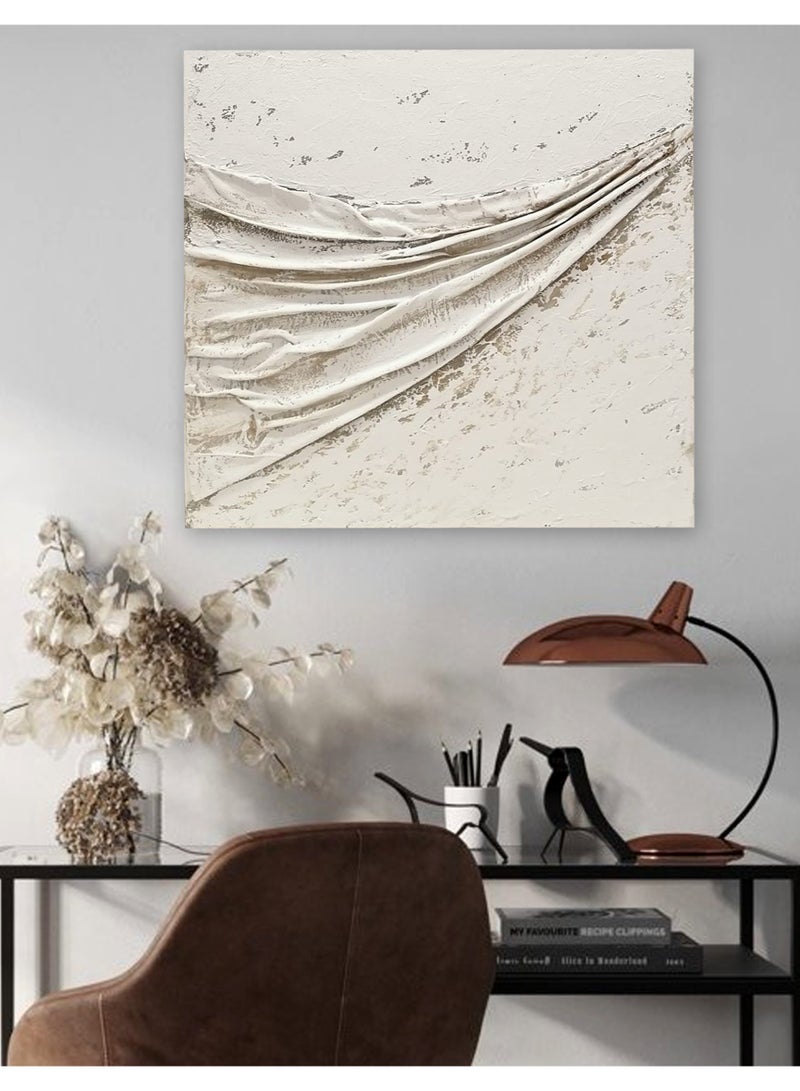 Home Decor Hand Painted Painting Thick Texture Canvas Wall 3D Art 100*100 CM - Image 2